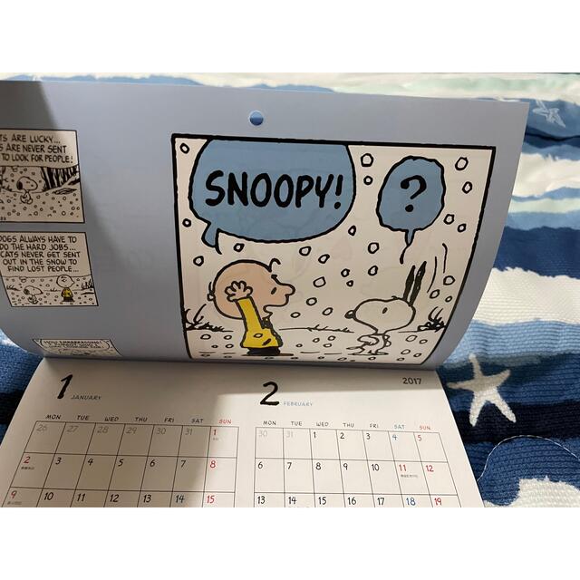 SNOOPY(スヌーピー)の2017-2018   18ヶ月のスヌーピーカレンダー エンタメ/ホビーのコレクション(印刷物)の商品写真