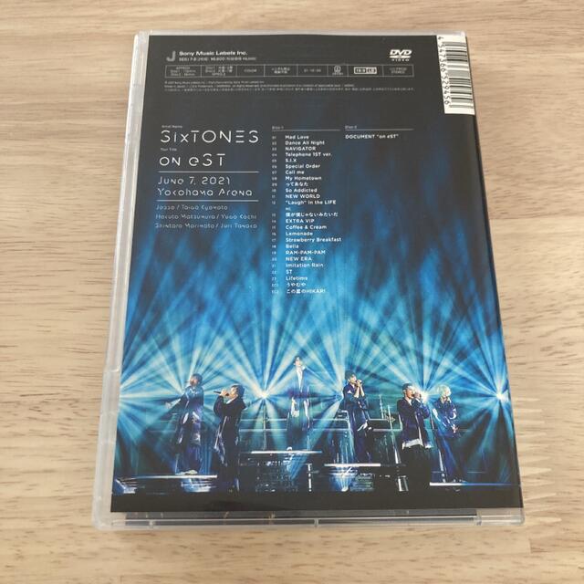 SixTONES/on　eST DVD(2枚組)通常盤