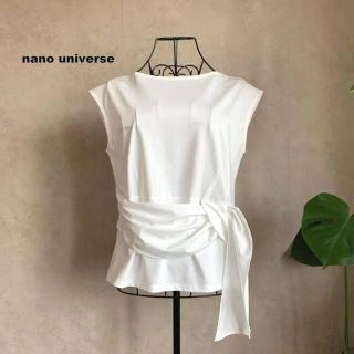 ナノユニバース(nano・universe)の【美品】ナノユニバース　カットソー(カットソー(半袖/袖なし))