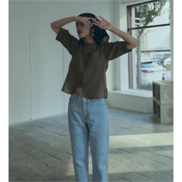 MEER. SLEEVE GATHER BLOUSE(BRN)