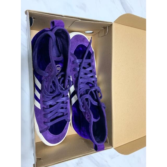 adidas(アディダス)のadidas Matchcourt High RX Smith Purple  メンズの靴/シューズ(スニーカー)の商品写真