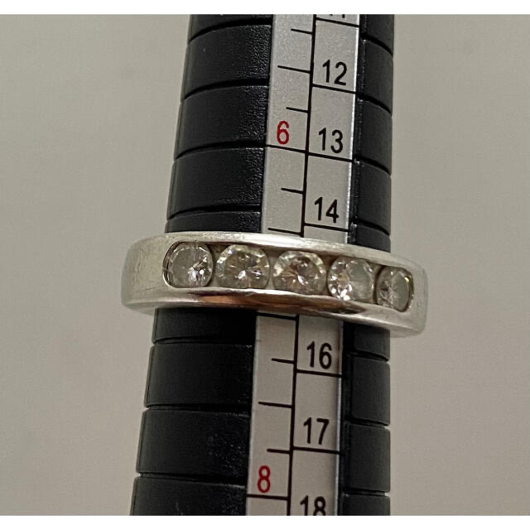 プラチナダイヤモンドリング 15号  11~12ｇ レディースのアクセサリー(リング(指輪))の商品写真