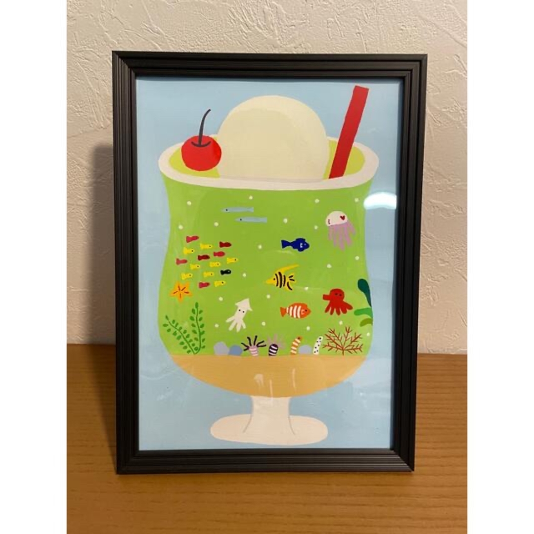 315クリームソーダ　316ポップコーン　セット エンタメ/ホビーの美術品/アンティーク(絵画/タペストリー)の商品写真