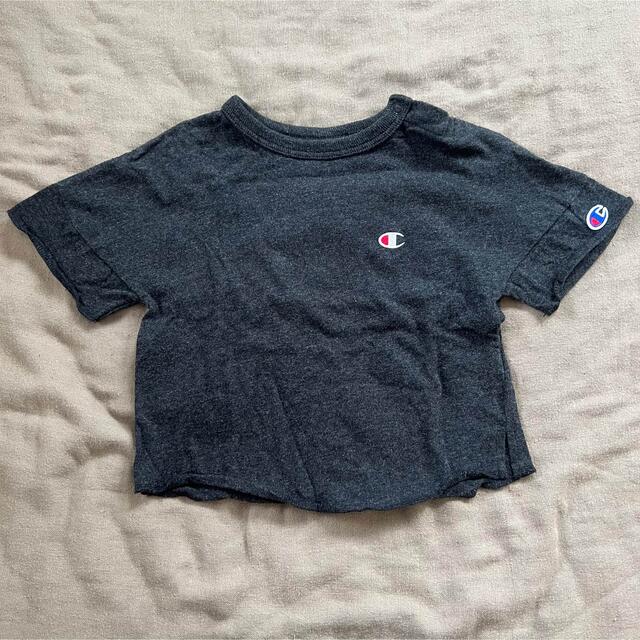 Champion(チャンピオン)のチャンピオン 半袖Tシャツ 杢グレー 90cm キッズ/ベビー/マタニティのキッズ服男の子用(90cm~)(Tシャツ/カットソー)の商品写真