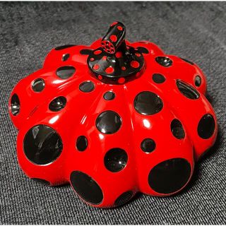 直島限定レッドパンプキン(赤かぼちゃ)オブジェ　草間彌生　YAYOIKUSAMA(置物)