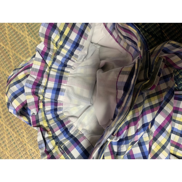 Andemiu(アンデミュウ)の【最終値下げ】Andemiu アンデミュウ カラーチェックベルトスカート レディースのスカート(ロングスカート)の商品写真