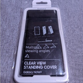 ギャラクシー(Galaxy)のSOGalaxy note 9 CLEAR VIEW COVER 純正品 ブラッ(Androidケース)