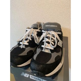 ニューバランス(New Balance)のNew Balance 992 ブラック　黒　グレー　28cm ニューバランス(スニーカー)