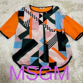 エムエスジイエム(MSGM)のMSGM シルク100% シャツ(シャツ/ブラウス(長袖/七分))