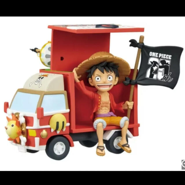 ONE PIECE(ワンピース)のワンピース　ワールドコレクタブルフィギュア　25周年サニー号トラック&ルフィ ハンドメイドのおもちゃ(フィギュア)の商品写真