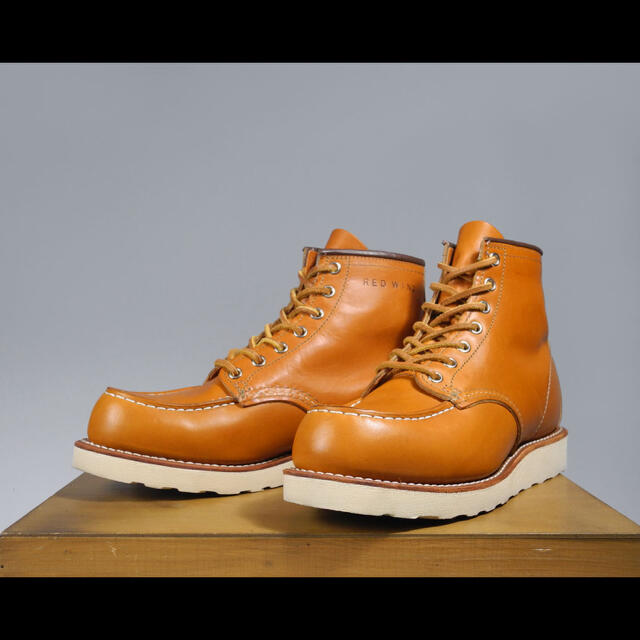 REDWING(レッドウィング)の9875ゴールドラセットアイリッシュセッター犬タグ復刻875 BEAMS メンズの靴/シューズ(ブーツ)の商品写真