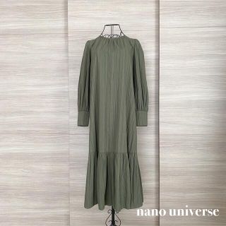 ナノユニバース(nano・universe)のnano universe ナノユニバース　パフスリーブワンピース(ロングワンピース/マキシワンピース)