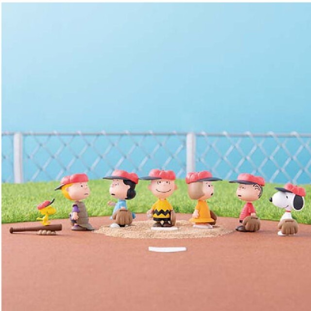 BANDAI(バンダイ)の【３種⭐未開封】スヌーピーPEANUTS ならぶんです４ エンタメ/ホビーのおもちゃ/ぬいぐるみ(キャラクターグッズ)の商品写真