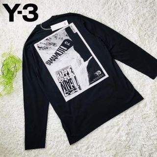 ワイスリー(Y-3)の【新品タグ付き】 Y-3 ワイスリー バックプリント グラフィックアート ロンT(Tシャツ/カットソー(七分/長袖))