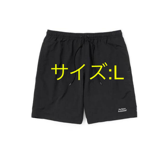 LカラーEnnoy Nylon Shorts (BLACK)  Lサイズ