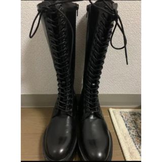 ザラ(ZARA)のzara レースアップブーツ(ブーツ)