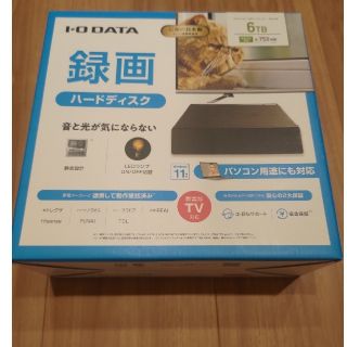 I・O DATA 外付けHDD 6TB ブラック HDD-UT6K(PC周辺機器)