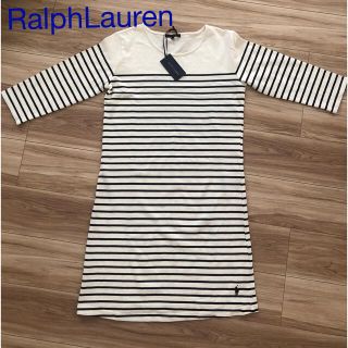 ラルフローレン(Ralph Lauren)の【コメントの方専用】ラルフローレン　ボーダーワンピース　Ralph Lauren(ひざ丈ワンピース)