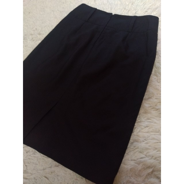 FENDI(フェンディ)の【FENDI】カシミヤ スカート ブラック 36 レディースのスカート(ひざ丈スカート)の商品写真