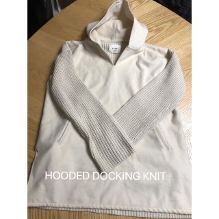 アメリヴィンテージ(Ameri VINTAGE)のHOODED DOCKING KNIT(パーカー)