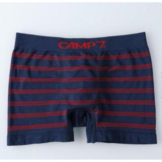 【新品】CAMP7   ボクサーパンツ  Mサイズ　ネイビー(ボクサーパンツ)