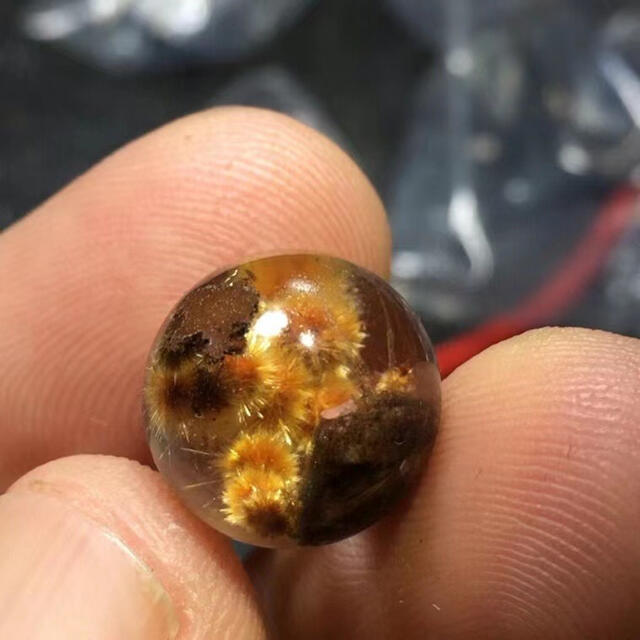 大きな取引 【天然】フラワールチルクオーツ ルース 13mm 各種パーツ