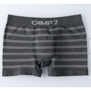 【新品】CAMP7  ボクサーパンツ　Mサイズ　グレー(ボクサーパンツ)