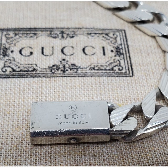 開催中 GUCCI 喜平 フラットリンクチェーン ブレスレット 19号 econet.bi