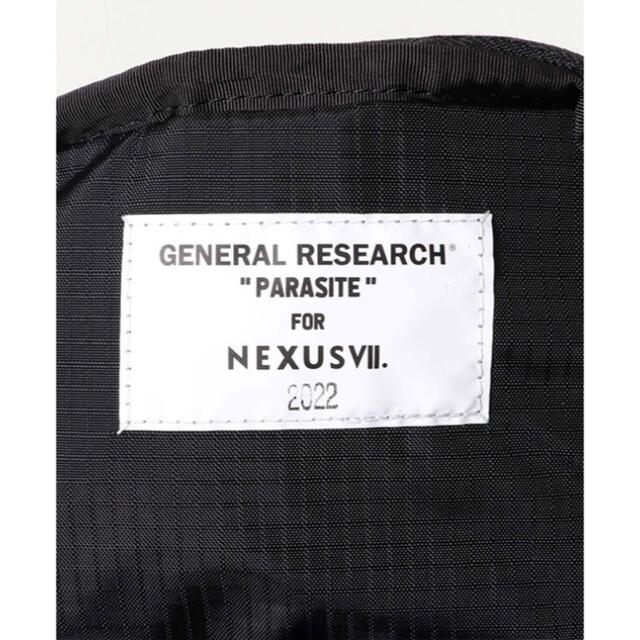 NEXUSVII(ネクサスセブン)の新品 NEXUSⅦ. GREGORY GENERAL RESEARCHデイバック メンズのバッグ(バッグパック/リュック)の商品写真