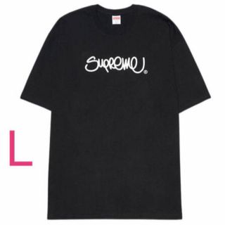 シュプリーム(Supreme)のSupreme Handstyle Tee black シュプリーム  Lサイズ(Tシャツ/カットソー(半袖/袖なし))