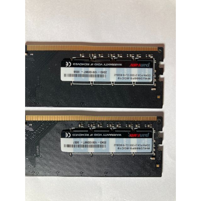 panram DDR4-2666 PC4-21300 8GB×2 1