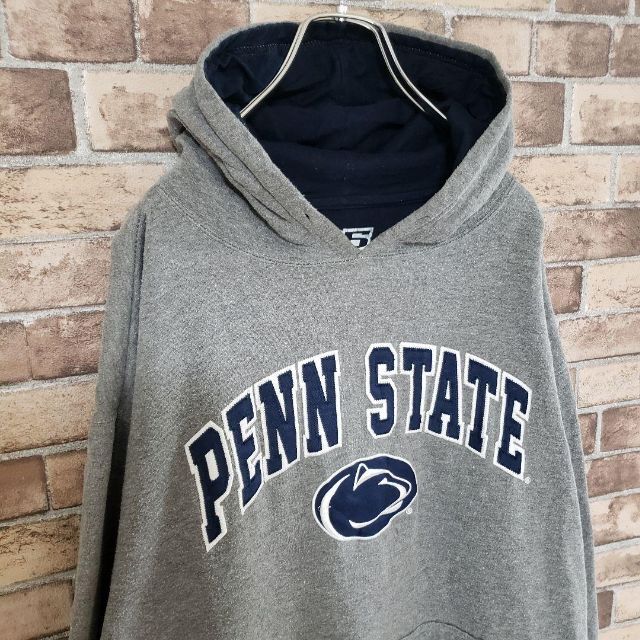 外箱不良宅配便送料無料 90s パーカー 刺繍ロゴ pennstate フードロゴ