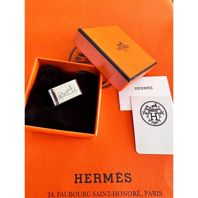 Hermes   新品HERMES エルメス スカーフリング ボルデュック