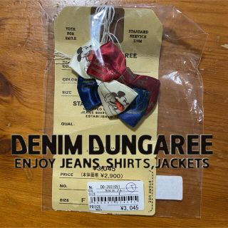 デニムダンガリー(DENIM DUNGAREE)の新品★デニム&ダンガリー ミッキー 蝶ネクタイ 120 130 140 150 (その他)