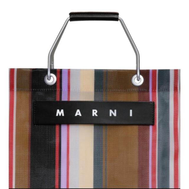 Marni(マルニ)のMARNI ストライプバッグ キャラメルブラウン マルニ レディースのバッグ(トートバッグ)の商品写真