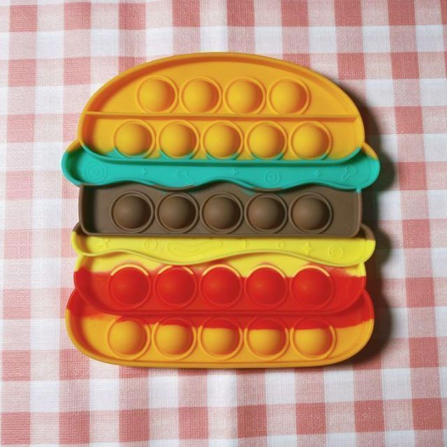 プッシュポップバブル　ハンバーガー＆ポテトセット キッズ/ベビー/マタニティのおもちゃ(知育玩具)の商品写真