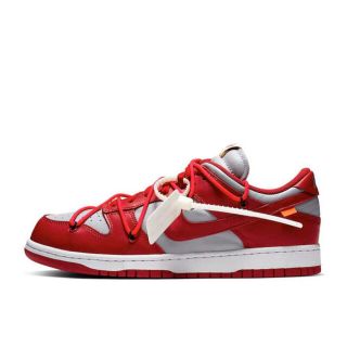 ナイキ(NIKE)のOFF-WHITE NIKE DUNK LOW オフホワイト ナイキ ダンク(スニーカー)