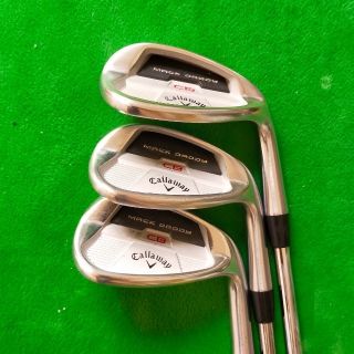 キャロウェイ(Callaway)の【希少】マックダディCB 3本セット 48.52.56 modus120S(クラブ)