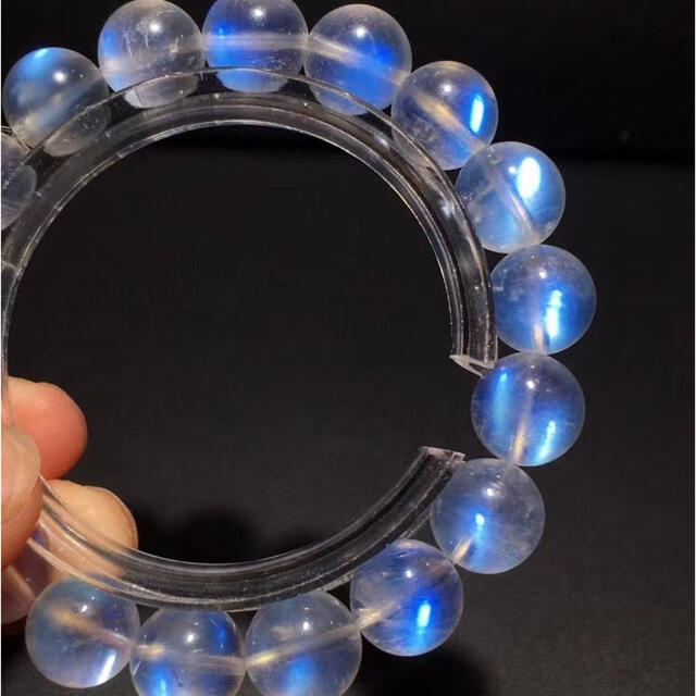 天然】ムーンストーン ペリステライト ブレスレット 11.2mm - www