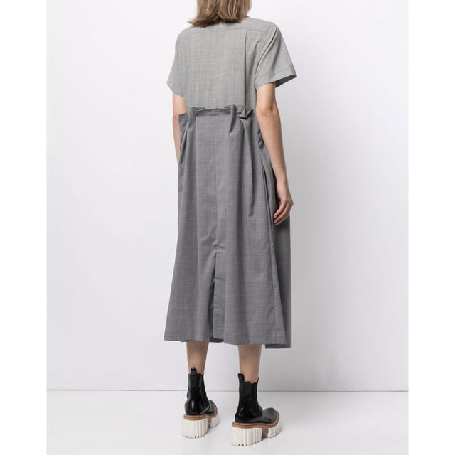 sacai(サカイ)のsacai サカイ suitingdress シャツワンピース 2 レディースのワンピース(ロングワンピース/マキシワンピース)の商品写真