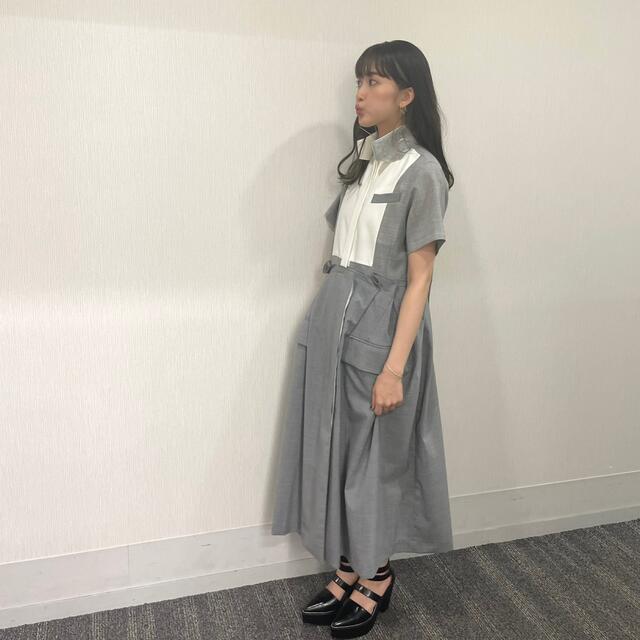 sacai(サカイ)のsacai サカイ suitingdress シャツワンピース 2 レディースのワンピース(ロングワンピース/マキシワンピース)の商品写真