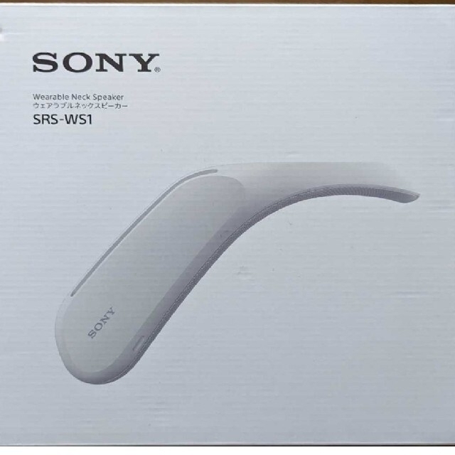 SONY(ソニー)の美品☆SONY　ウェアラブルネックスピーカー　SRS-WS1 スマホ/家電/カメラのオーディオ機器(スピーカー)の商品写真