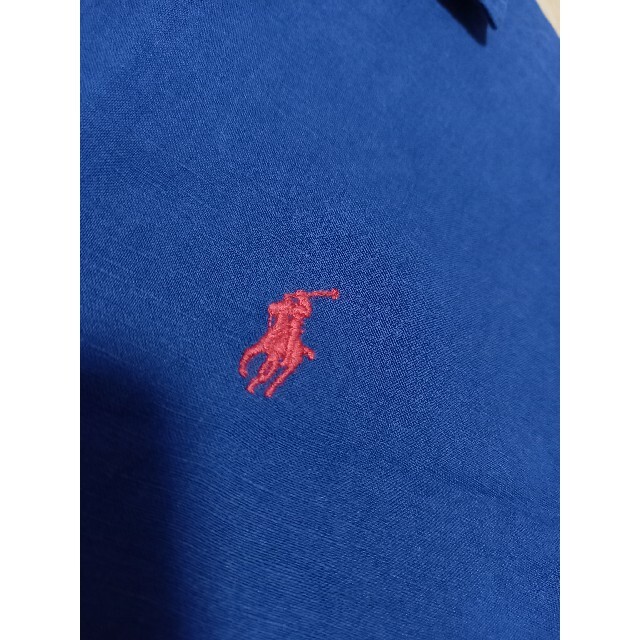 POLO RALPH LAUREN　ポロラルフローレン　麻　シルク　シャツ　半袖 メンズのトップス(シャツ)の商品写真