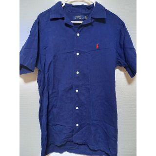 POLO RALPH LAUREN　ポロラルフローレン　麻　シルク　シャツ　半袖(シャツ)