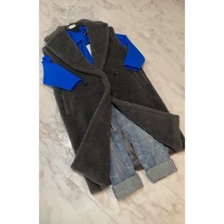 マックスマーラ(Max Mara)のご専用　マックスマーラ　MaxMara テディベア　ジレ　ベスト　グレー　XS(ベスト/ジレ)