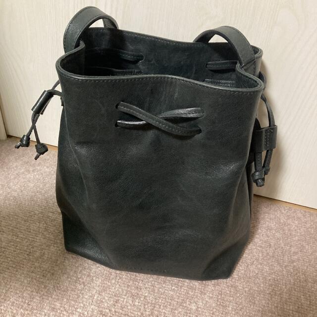 FRIDAY'S PROJECT レザー巾着バッグ レディースのバッグ(ショルダーバッグ)の商品写真