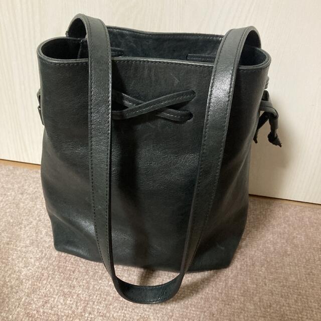 FRIDAY'S PROJECT レザー巾着バッグ レディースのバッグ(ショルダーバッグ)の商品写真