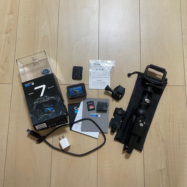 gopro HERO7 BLACK SDカード付き　美品