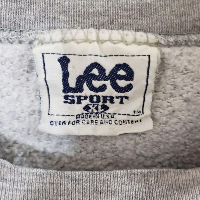 Lee リー USA製 スウェットトレーナー ワンポイント刺繍ロゴ テキサスXL