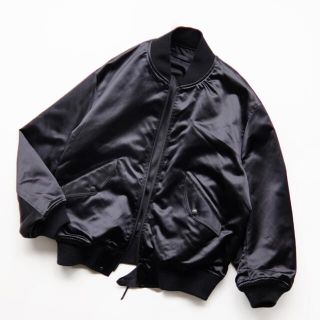 コモリ(COMOLI)のKAPTAIN SUNSHINE Silk Bomber Jacket navy(ブルゾン)